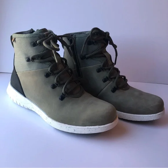 Bogs Loden Olive Green Black Juniper Hiker Women's Casual Boots - Picture 2 of 16
